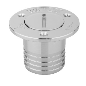 RACCORD DE REMPLISSAGE DE PONT CHROMÉ "EAU"