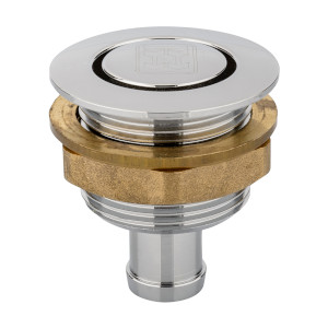 ÉVENT DROIT CACHÉ PLAQUÉ CHROME