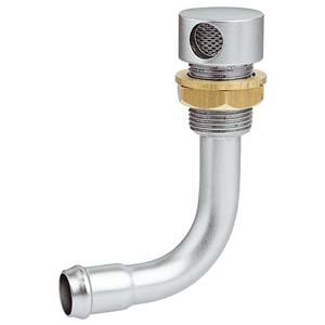 ÉVENT INCURVÉ CHROMÉ