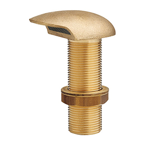 TUYAU D'AIR 'ELLIPSE' AVEC GRILLE ANTIDÉFLAGRANTE EN ACIER INOXYDABLE