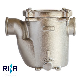 CRÉPINE D'EAU MONTÉE SUR EMBASE "GENOVA" AVEC CAPUCHON MÉTALLIQUE