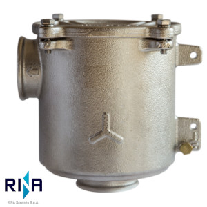 CRÉPINE À EAU MONTÉE SUR SUPPORT EN BRONZE « VENEZIA » AVEC CAPUCHON MÉTALLIQUE