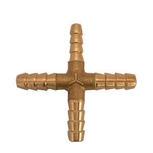 RACCORD DE TUYAU EN LAITON CROISÉ