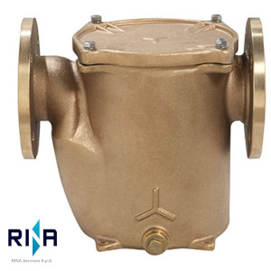 CRÉPINE D'EAU À BRIDE EN BRONZE "GENOVA"