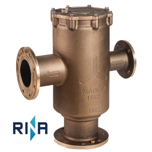 CRÉPINE À EAU TRIPHASÉE AVEC BRIDE EN BRONZE "VENEZIA TWIN"