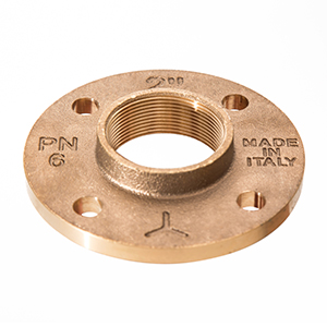 BRIDE FILETÉE FEMELLE EN BRONZE PN6