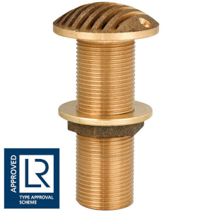 CRÉPINE D'ASPIRATION RONDE EN BRONZE À FENTES PLEINES AVEC TROUS DE FIXATION