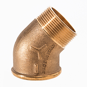 COUDE BRONZE 45° M.F.