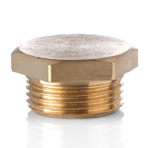 BOUCHON PLEIN EN BRONZE À TÊTE HEXAGONALE