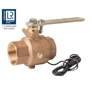 ART. 28212 VANNE À BILLE ENTIÈREMENT EN BRONZE VIDANGEABLE "VITTORIA" AVEC BILLE EN BRONZE ET CAPTEUR DE POSITION