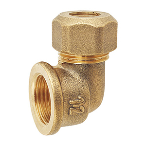 Coude F.C. avec olive en PTFE ou en laiton