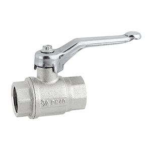 ROBINET À BILLE PLEINE OUVERTURE EN ACIER INOXYDABLE AISI 304 AVEC POIGNÉE