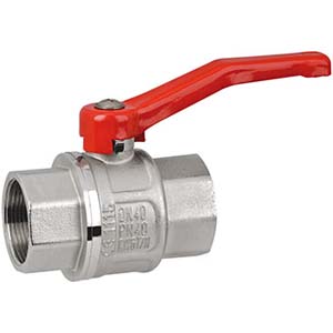 ROBINET À BILLE PASSAGE INTÉGRAL À POIGNÉE PEINTE EN ACIER LOURD