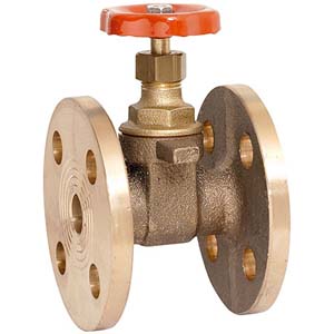 VANNE PAPILLON BRIDÉE EN BRONZE PN6/PN16