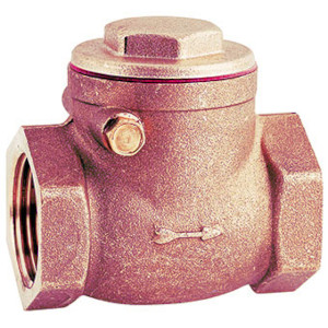 CLAPET DE RETENUE À BATTANT EN BRONZE AVEC DISQUE MÉTALLIQUE