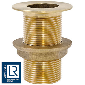 SORTIE DE COQUE PLATE EN LAITON RÉSISTANT À LA CORROSION