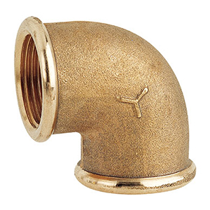 COUDE À 90° EN LAITON RÉSISTANT À LA CORROSION