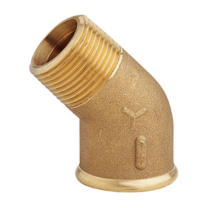 COUDE 45° M.F. EN LAITON RÉSISTANT À LA CORROSION