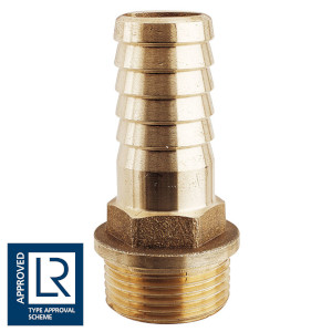 RACCORD LAITON ANTI-CORROSION "ROMA" POUR TUYAU FLEXIBLE LOURDE