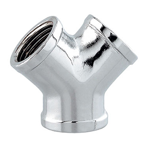 RACCORD EN "Y" CHROMÉ F.F.F.