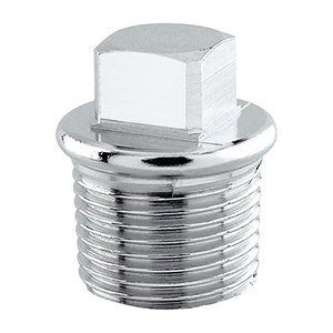 BOUCHON CARRÉ CHROMÉ